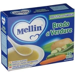 Mellin Brodo di Verdure 10x8g