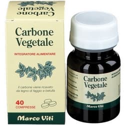 Carbone Vegetale MViti 40 Compresse 16g