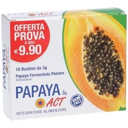 Papaya Act 3g Papaya Fermentata Bustine 30g