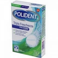 Polident Tripla Freschezza 36 Compresse Pulitore Protesi
