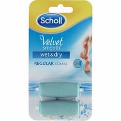 Scholl Velvet Smooth Wet-Dry Testine Rotanti Standard Ricambio