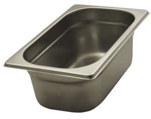 GST1/4P100 Contenitore Gastronorm 1/4 h100 in acciaio inox AISI 304