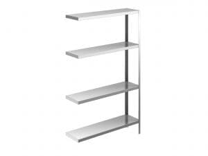 EU77863-09 scaffale con 4 ripiani lisci ECO cm 90x30x200h kit laterale