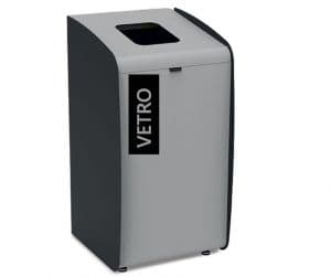 T711103 Etichetta autoadesiva per la raccolta di  "VETRO"