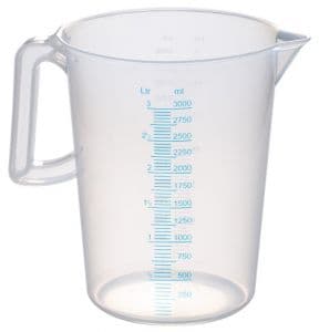 ITP951D Caraffa graduata 3 lt impugnatura chiusa con doppia scala