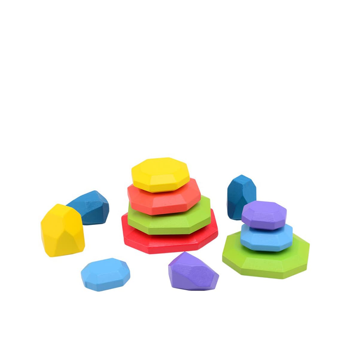 Pietre impilabili arcobaleno Jouéco