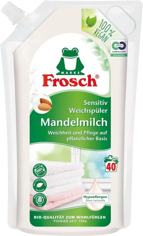 Ammorbidente delicato Frosch al latte di mandorle 1000 ml