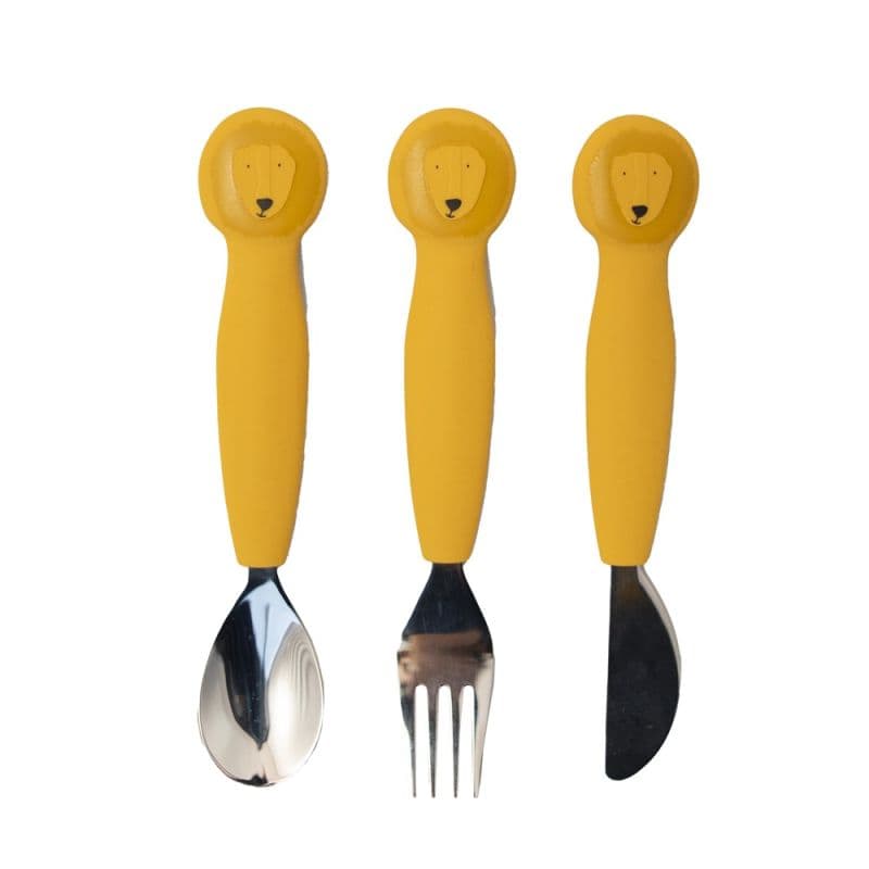 Set 3 pezzi posate Trixie in silicone