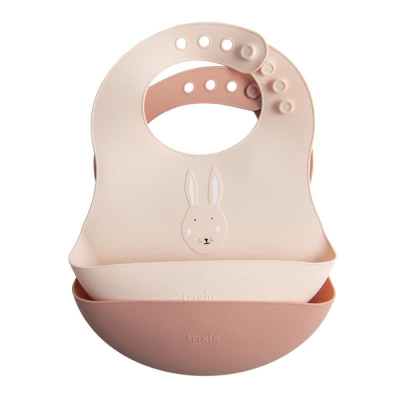 Set 2 bavaglini Trixie in silicone