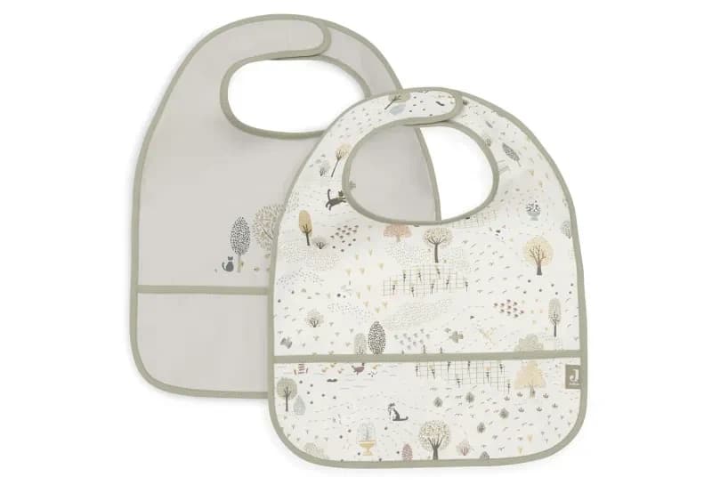 Bavaglino impermeabile Jollein set da 2 pezzi