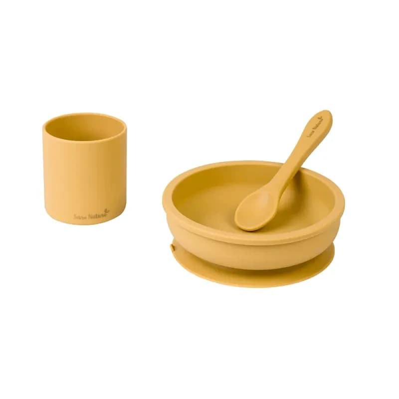 Set alimentare Saro in silicone 3 pezzi