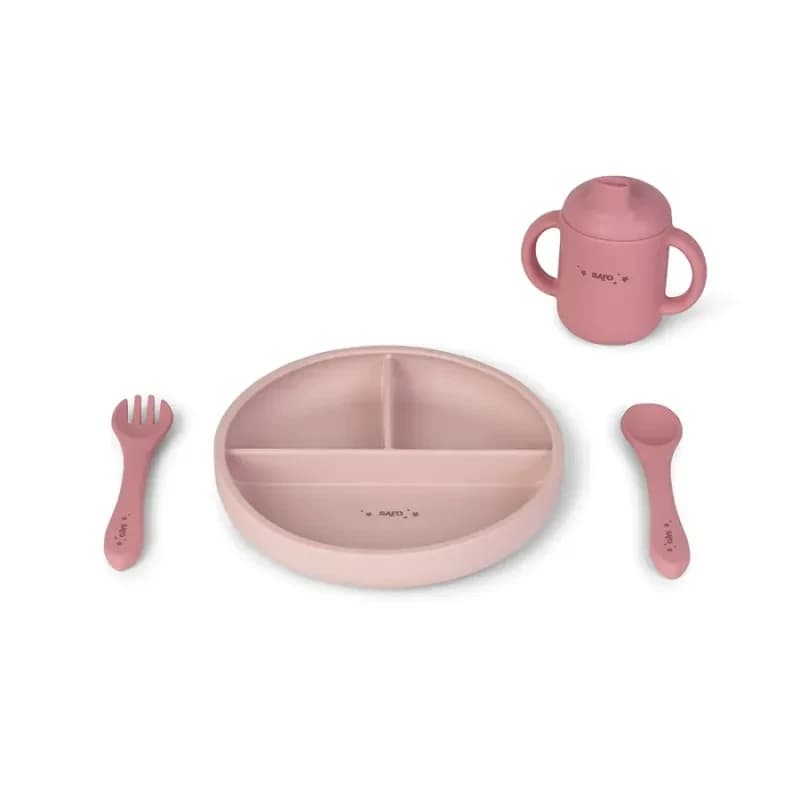 Set Pappa in Silicone Saro Food & Fun