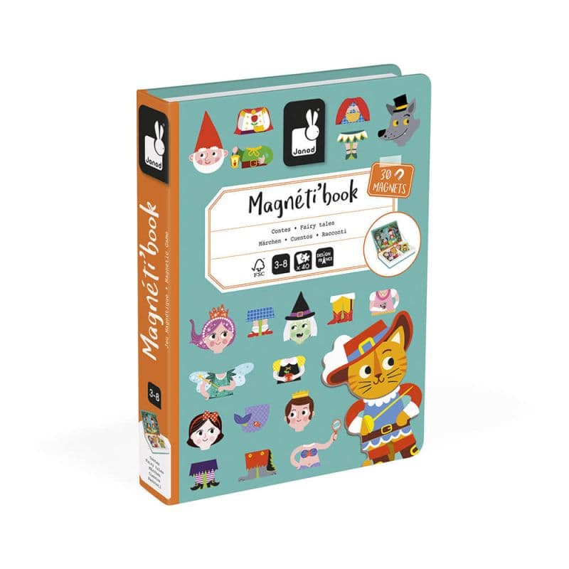 Magnéti'book Janod Fiabe, 30 magneti