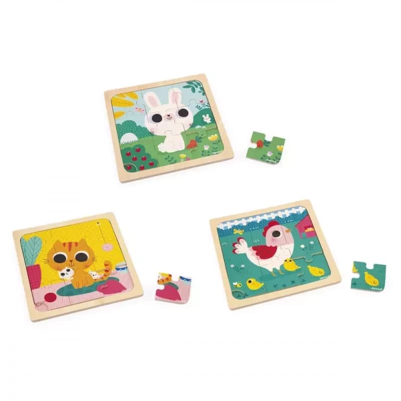 Puzzle Janod Trio