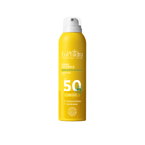 Spray Solare Invisibile Euphidra Dermopediatrico SPF 50