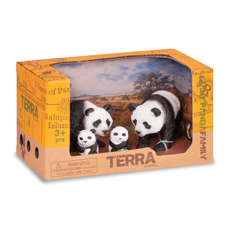 Famiglia dei panda Terra