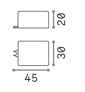 ALIMENTATATOE PER ARTICOLO TWIGGY,BIT 3,5 W 24 Vdc 45 x 21 x 23 mm