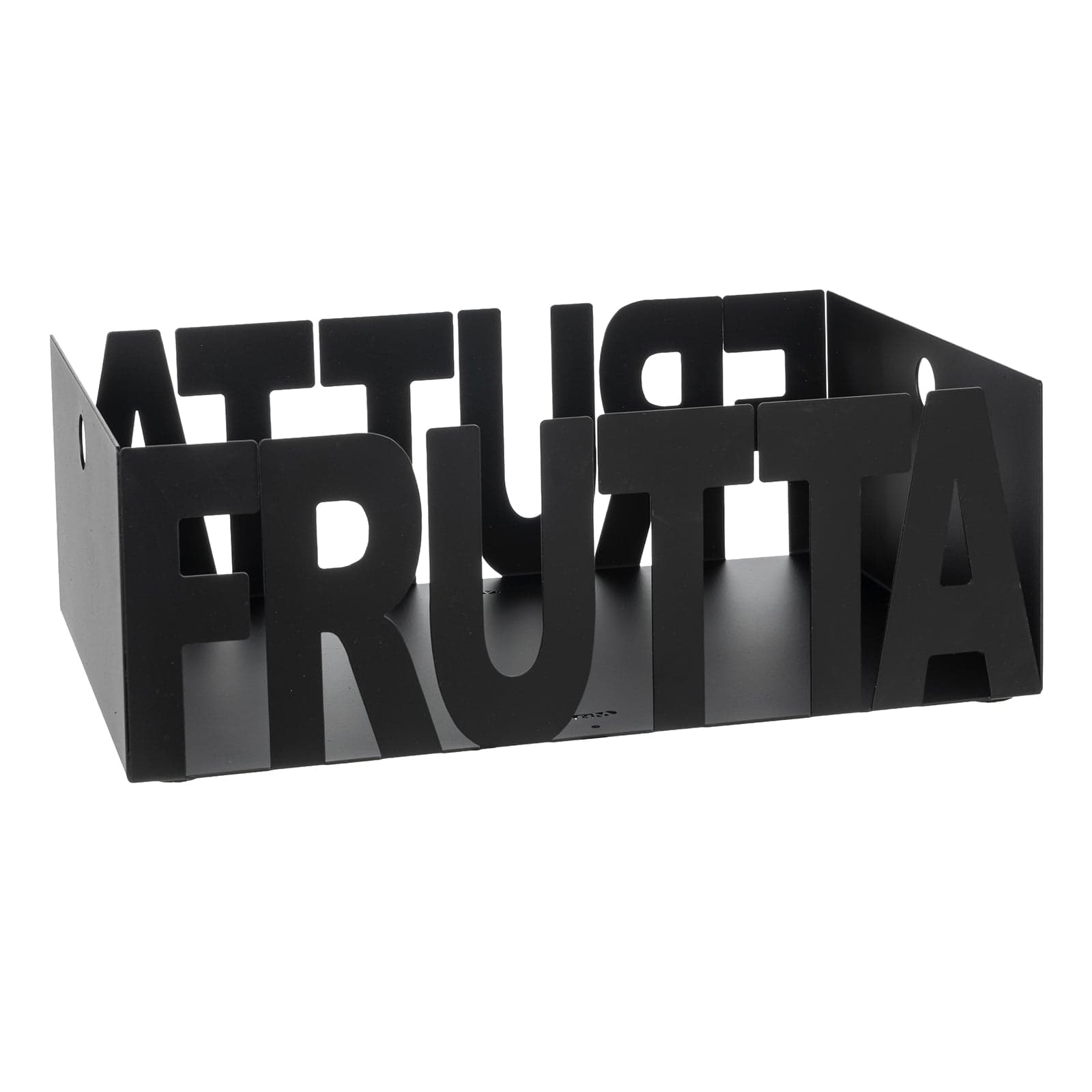 Fruttiera Letter nero