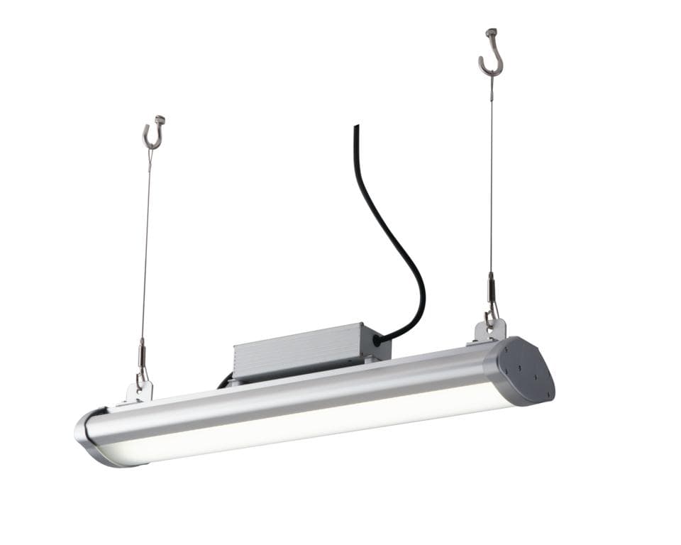 FARO LED HIGH-BAY SUPERIA ARGENTO IN ALLUMINIO 200W 30000LM 4000K IP65 7,2X120,5X13,5 CM.