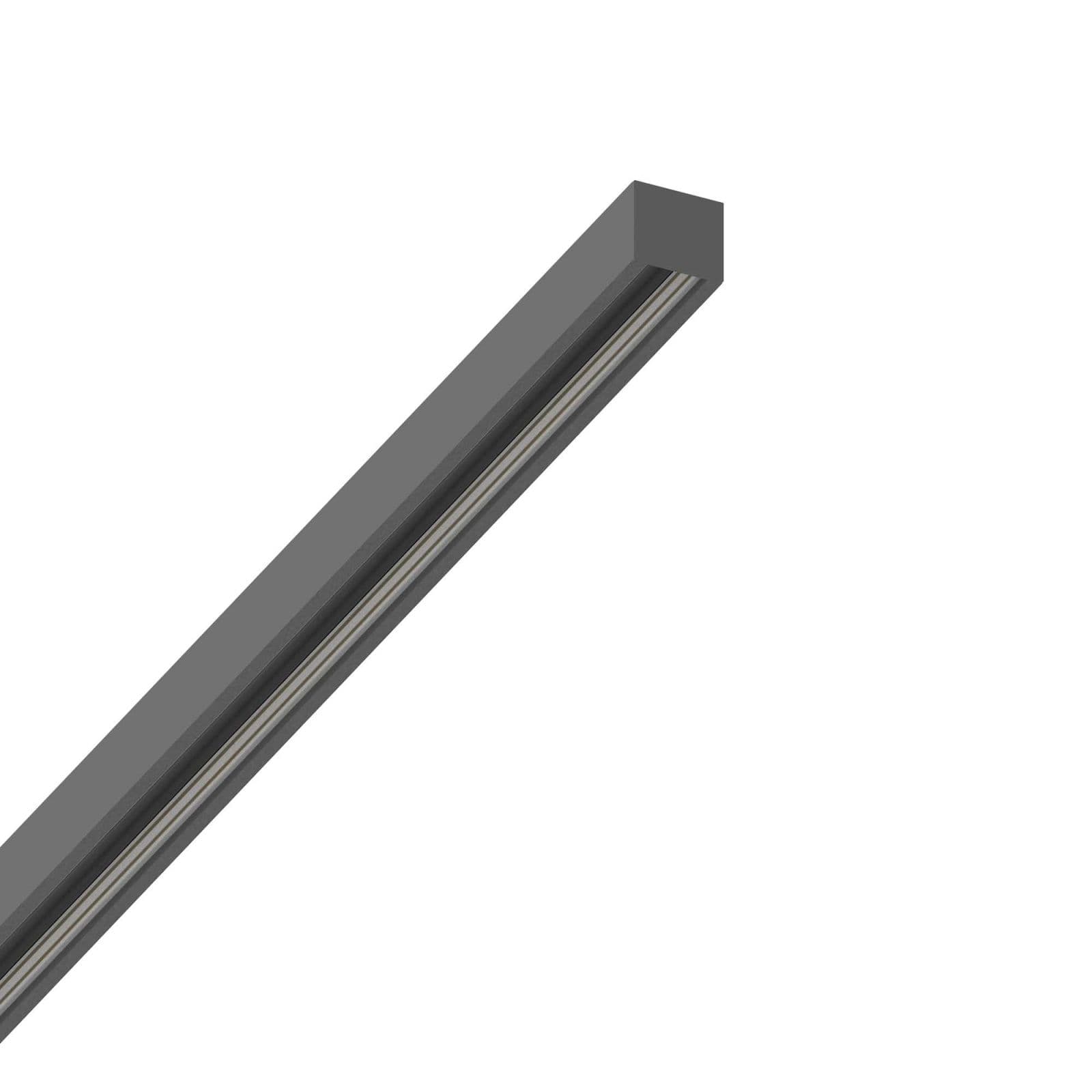 EGO LOW PROFILO SISTEMA LINEARE BINARIO NERO 100CM IN ALLUMINIO