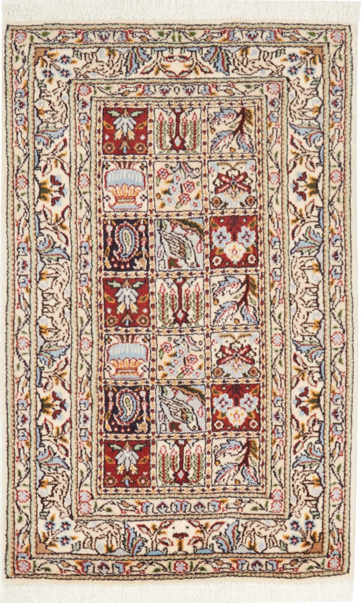 Moud Persia Floreale Avorio Rosso 55x88 Cm