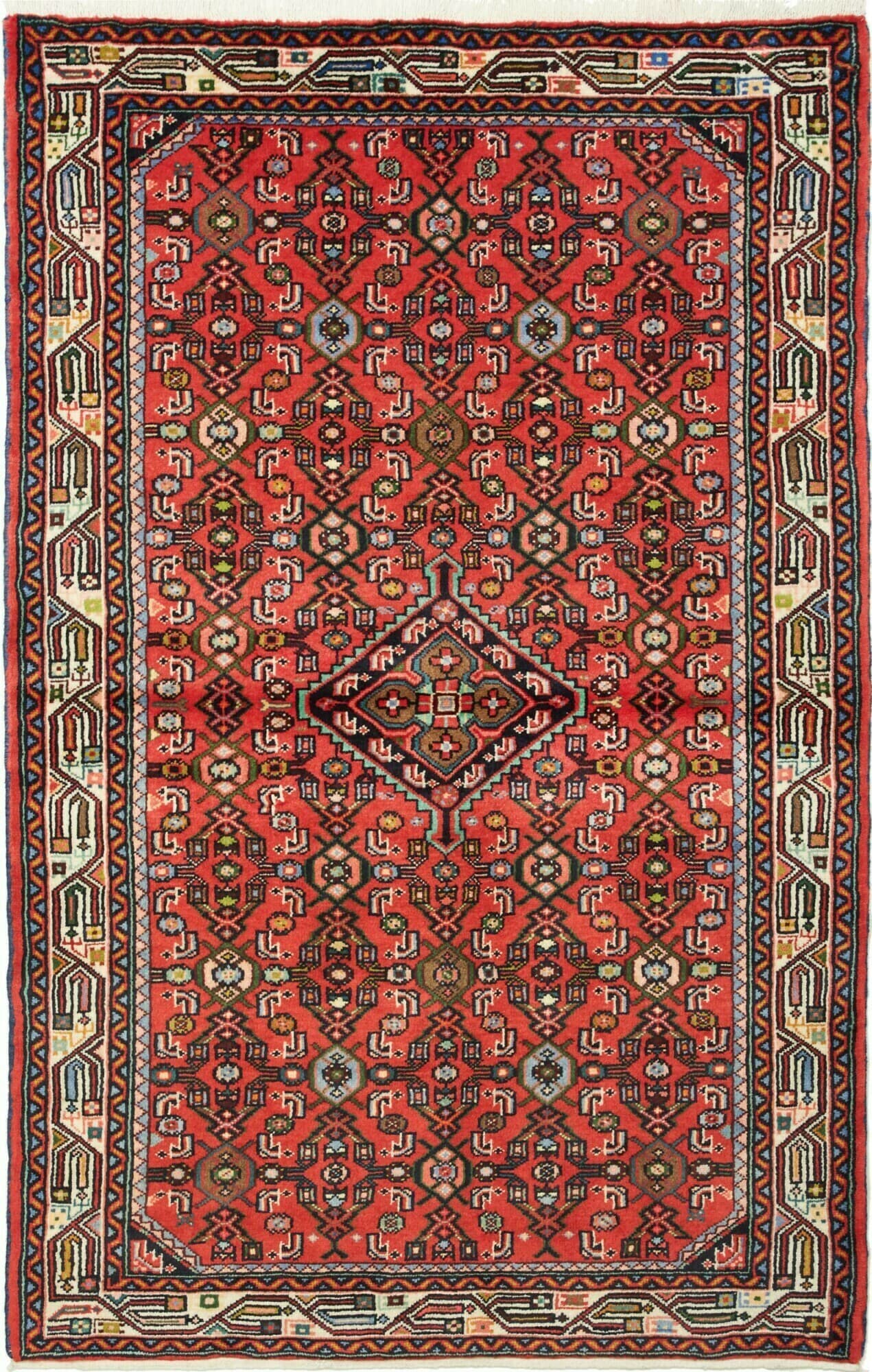 Geometrico Rosso Policromo 101x160 Cm