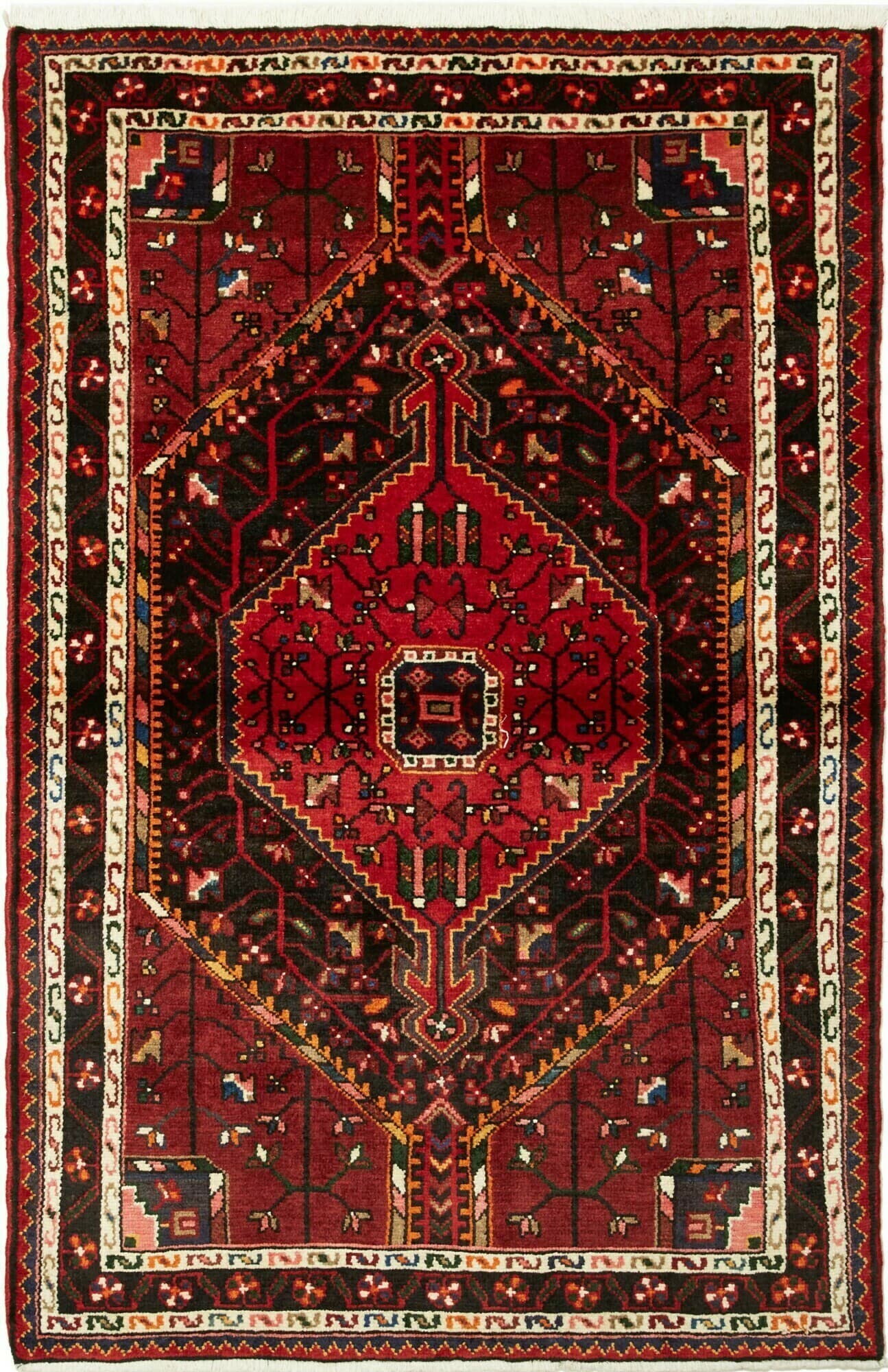 Medaglione Rosso Nero 105x164 Cm