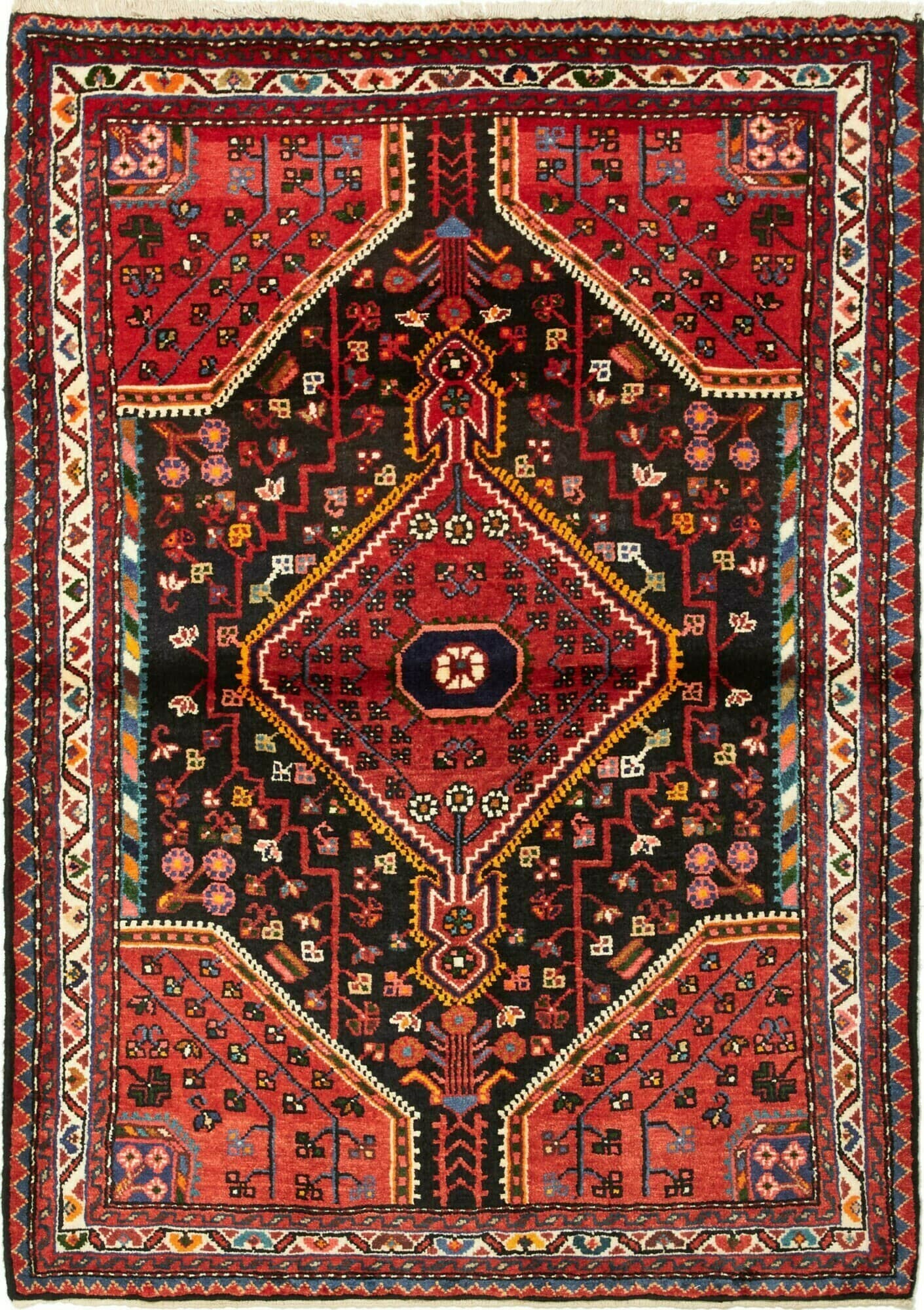 Medaglione Rosso Nero 111x156 Cm