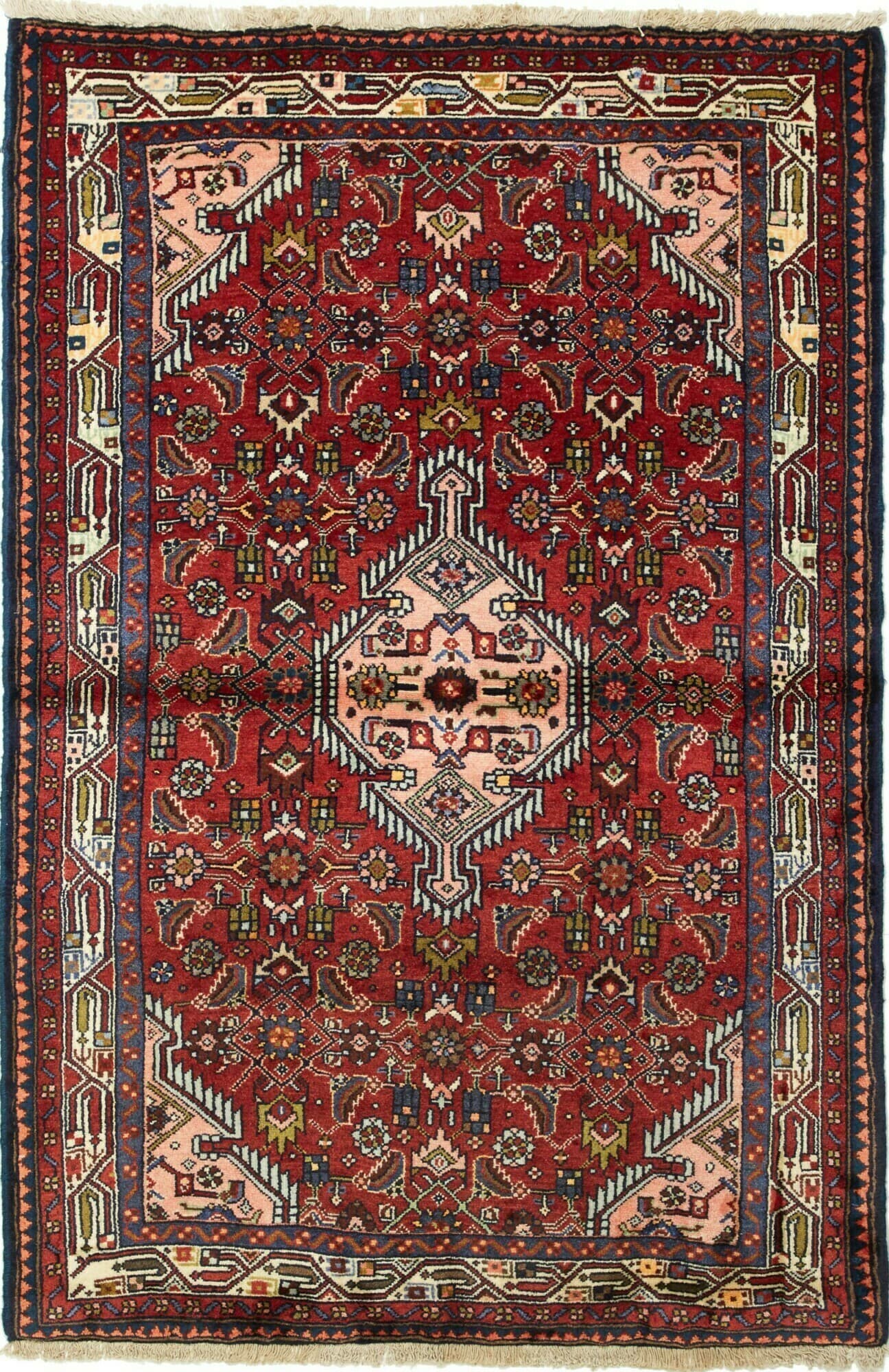 Geometrico Rosso Blu 101x144 Cm