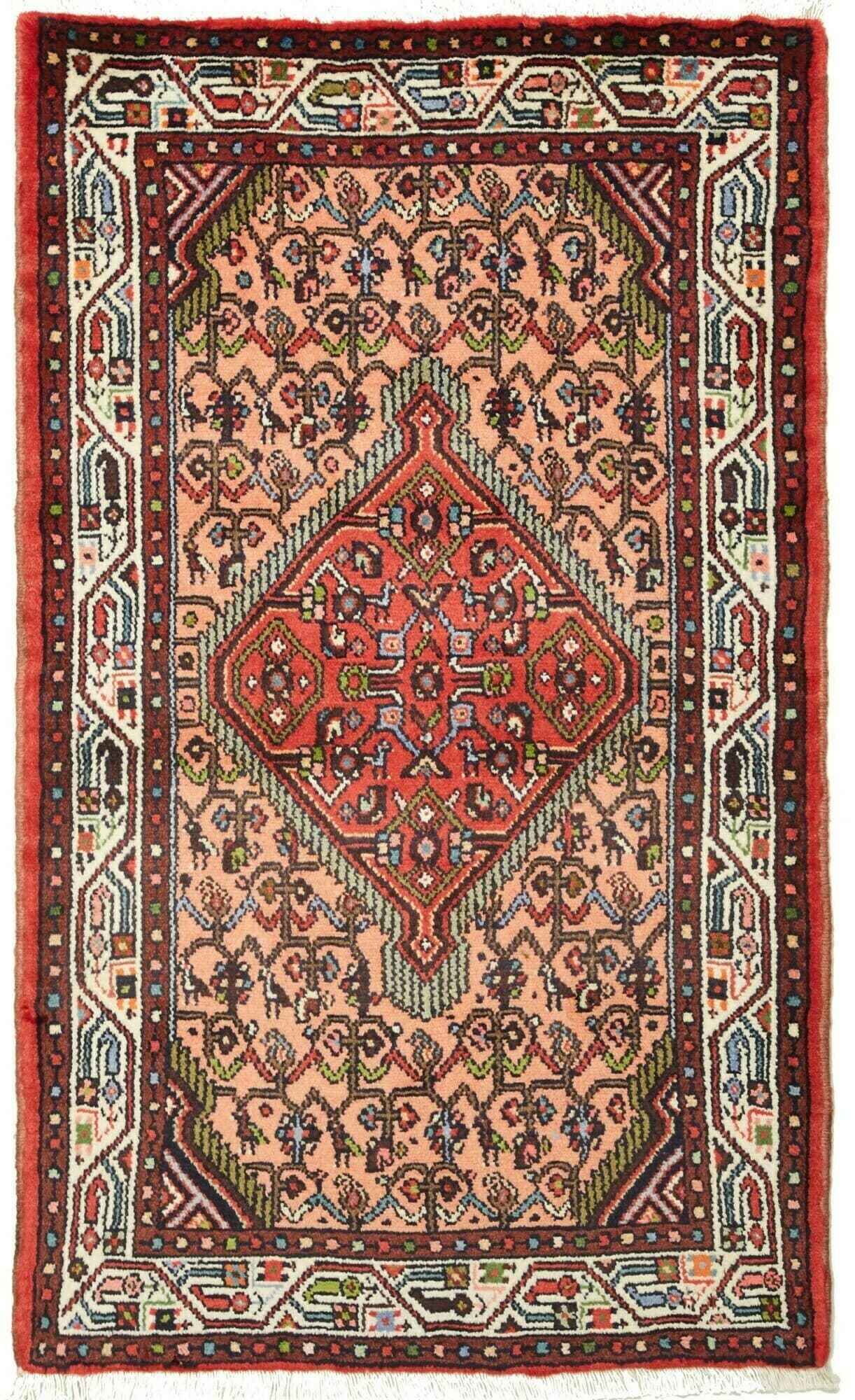 Geometrico Arancio Rosso 77x127 Cm