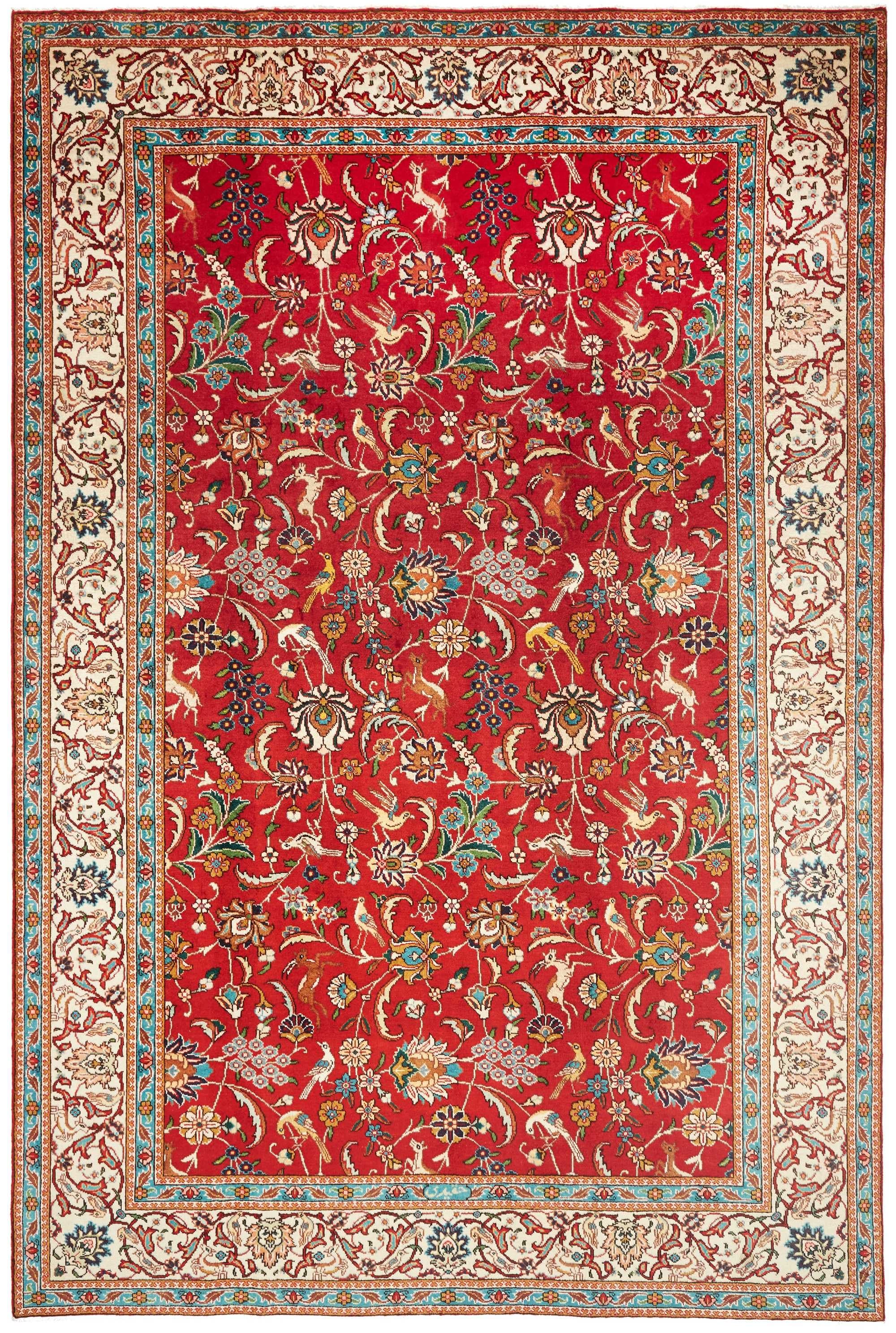 Tabriz Persia Rosso Crema 227x343 cm