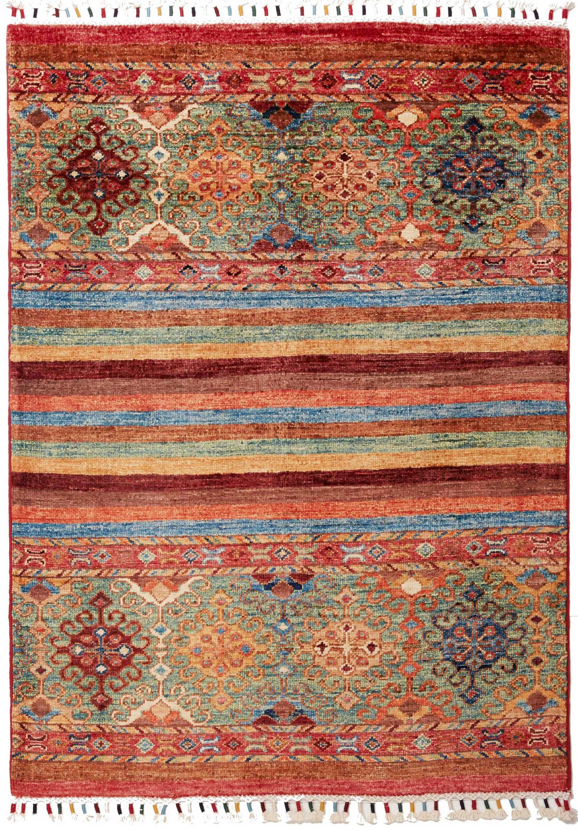 Samarkand Pakistan Rosso Blu 82x123 cm