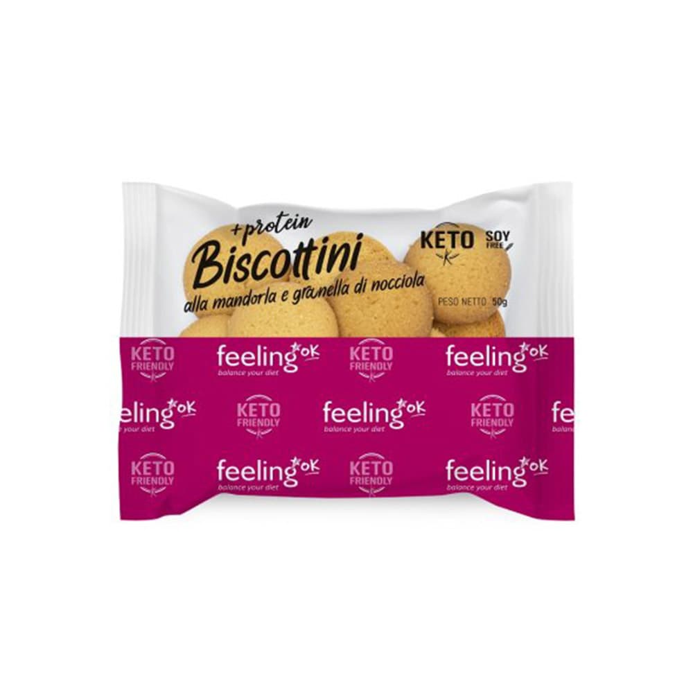 Biscottini Alla Mandorla E Granella Di Nocciole 50 Kg - Feeling Ok