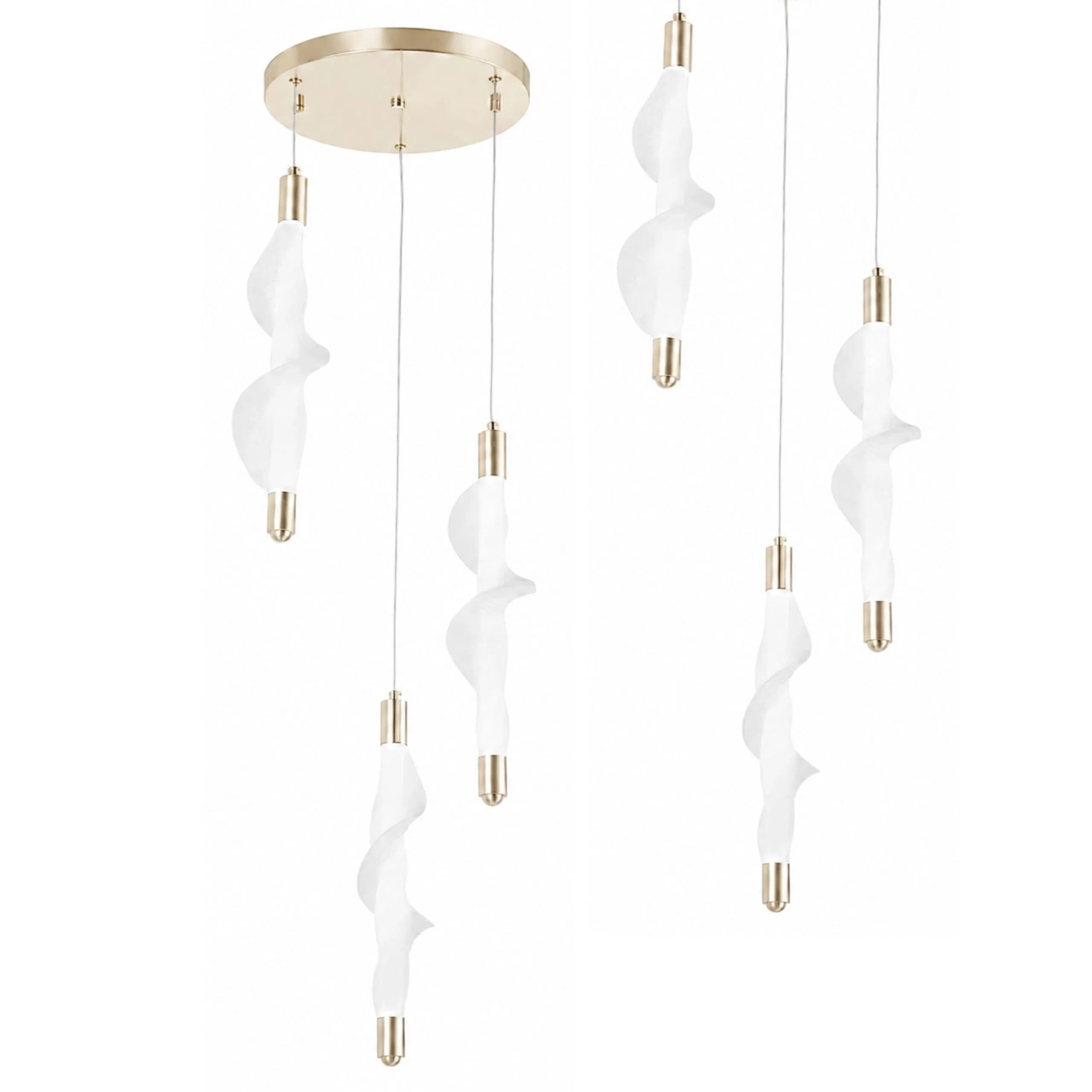 Lampada G009-3cpr White/gold