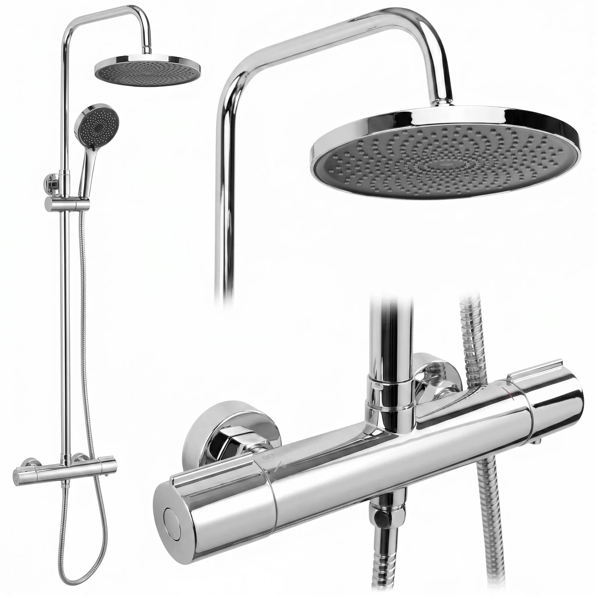 Set Doccia Rea Avanti Chrome