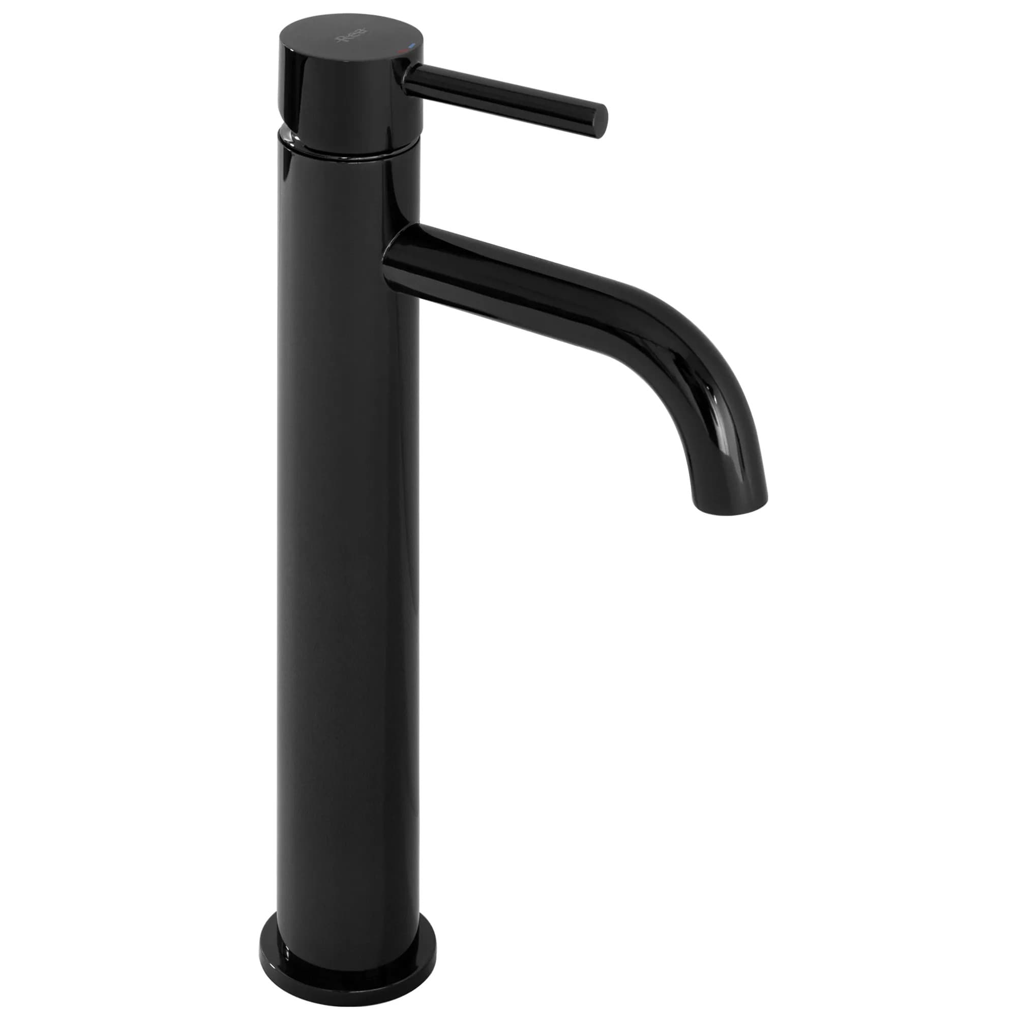 Rubinetto Da Lavabo Rea Lungo Black Metallic High