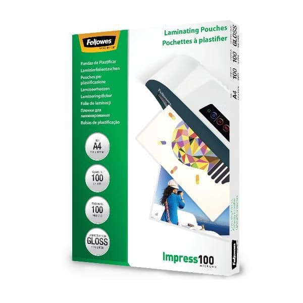 Pouches lucide 100 micron formato A4 - 100 pz.