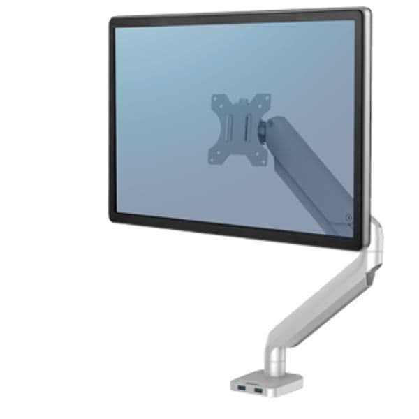 BRACCIO MONITOR SINGOLO PLATINUM COLORE ARGENTO