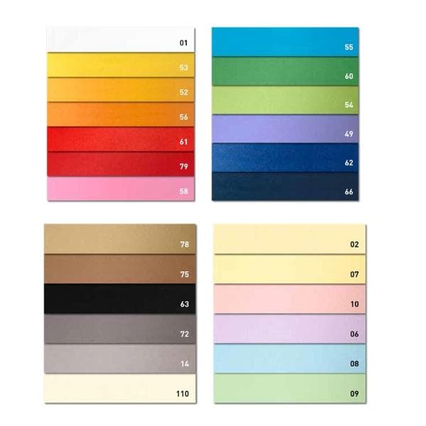 BRISTOL COLOR 200 sigillo - Rosso Fuoco 79 - 50x70cm - 25 fogli