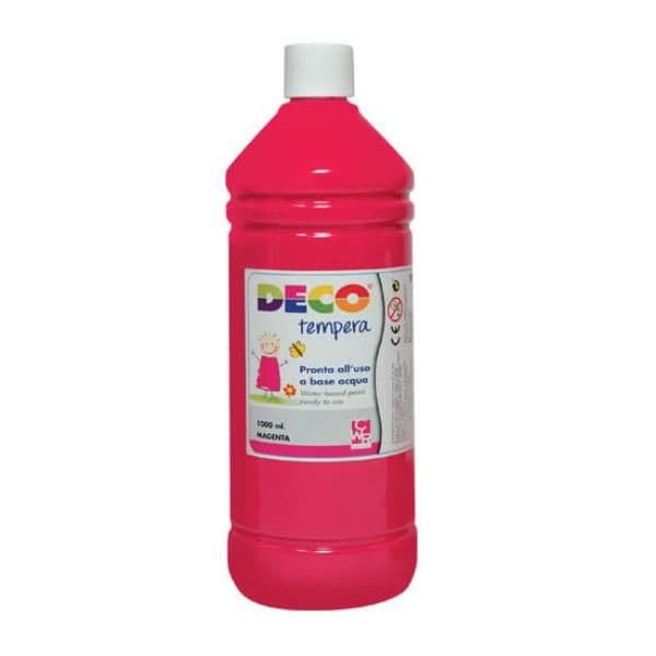TEMPERA IN FLACONE 1000ml - MAGENTA