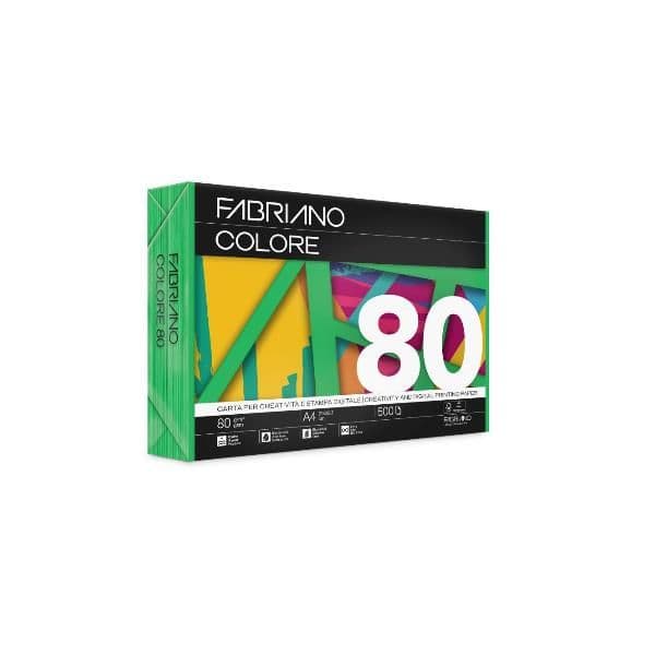 FABRIANO COLORE VERDE - A4 80g 500 fogli