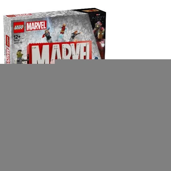 LOGO E MINIFIGURE MARVEL
