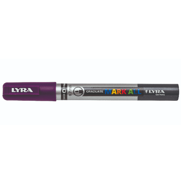 LYRA GRADUATE MARK ALL – ASTUCCIO 6 PEZZI, 0,7mm - VIOLA