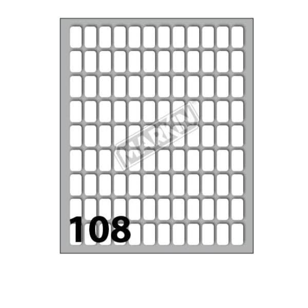 CF1080 ETICHETTE 14X8MM