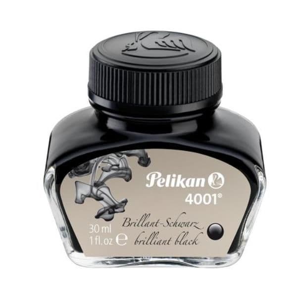 INCHIOSTRO STILOGRAFICA PELIKAN 4001 NERO ML 30