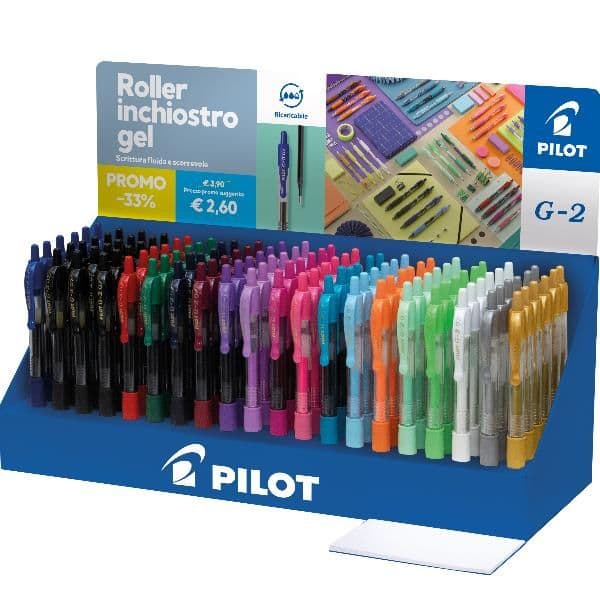 ESP120 PENNA ROLLER GEL G-2 0,7 MIX COLORS