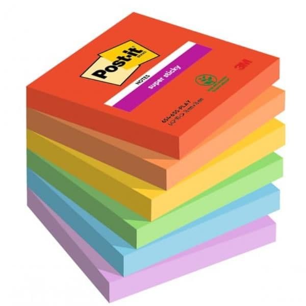 Post-it® Super Sticky PLAYFUL