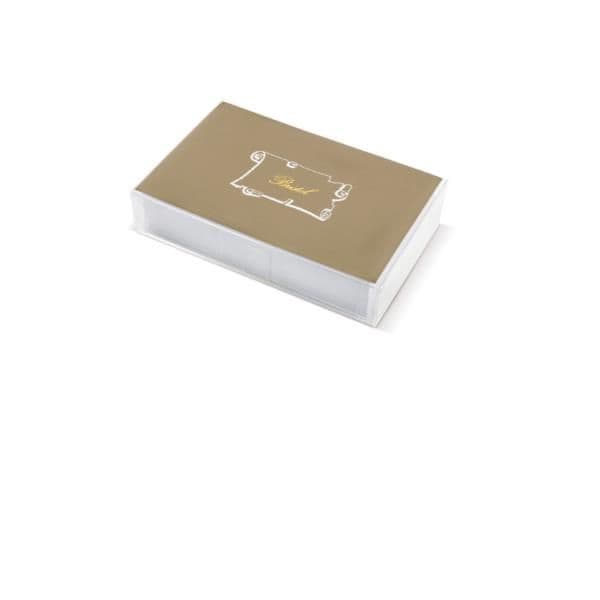Scatola 100 biglietti + 100 buste – Bristol – bianco – 90x 140mm – Rex Sadoch