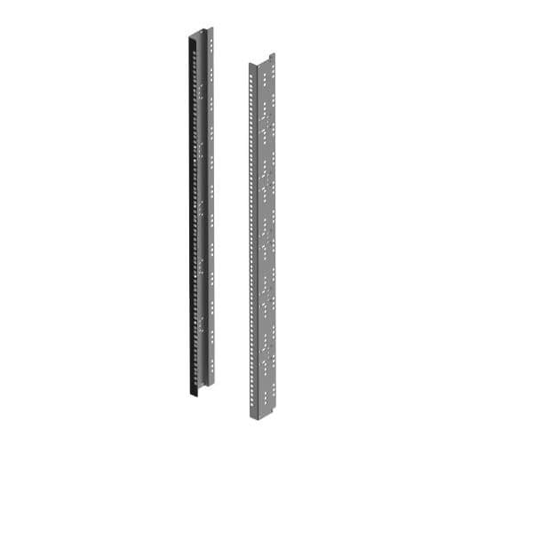 309444 COPPIA MONTANTI 19" 48U NERI