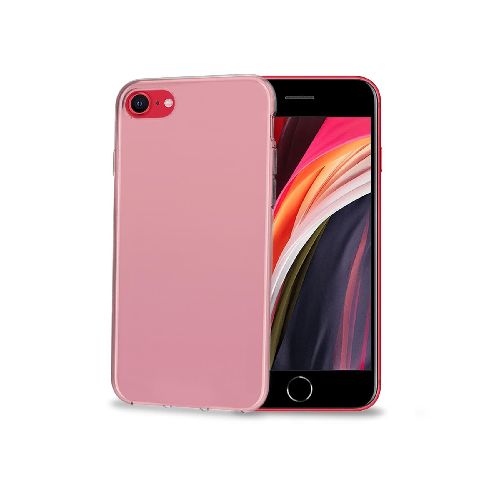 GELSKIN - Cover morbida trasparente nero in TPU compatibile con Apple iPhone SE 2022/ iPhone SE 2020/ iPhone 8/ iPhone 7/ iPhone 6s